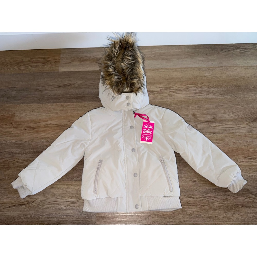 Girl velvet puffer bomber xs 5/6